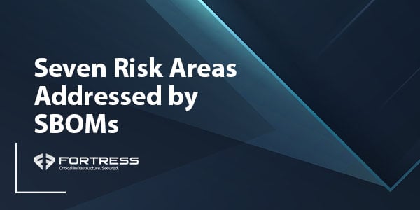 Seven Risk Areas Addressed by SBOMs